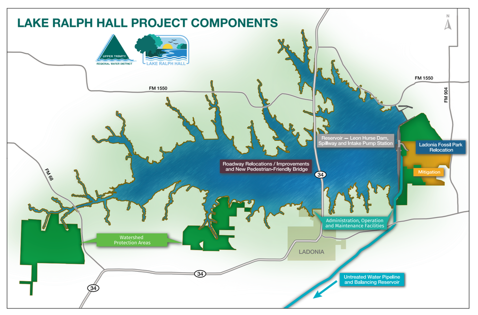 Lake Ralph Hall Starts Filling: Fannin County Land Impact